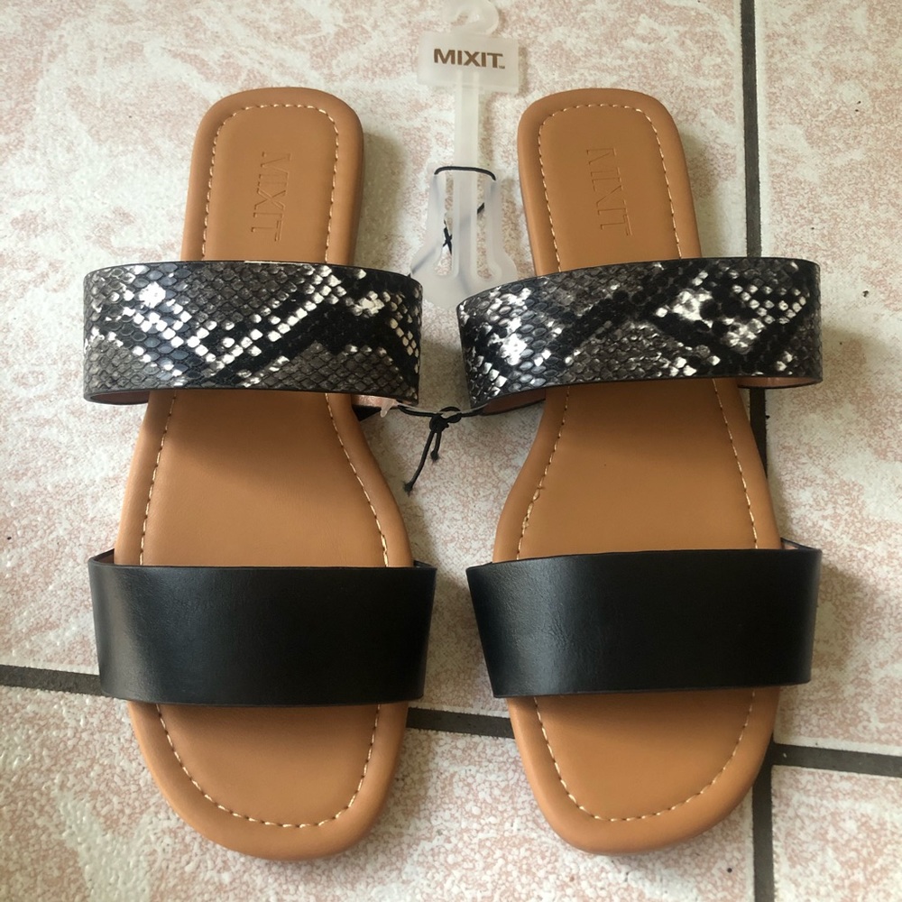 Snake Skin strap Sandals